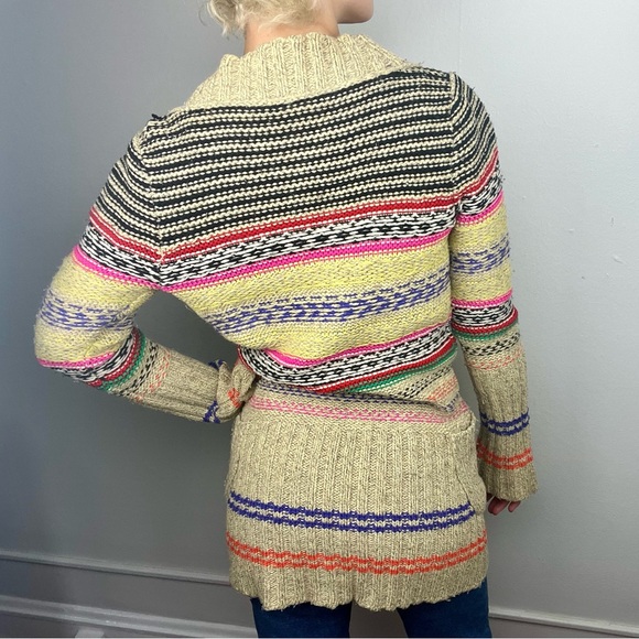 FREE PEOPLE long boho knit cardigan - Picture 3 of 4